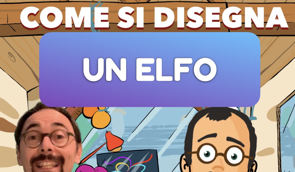 Disegnamo un elfo, una renna natalizia e un pupazzo di neve!