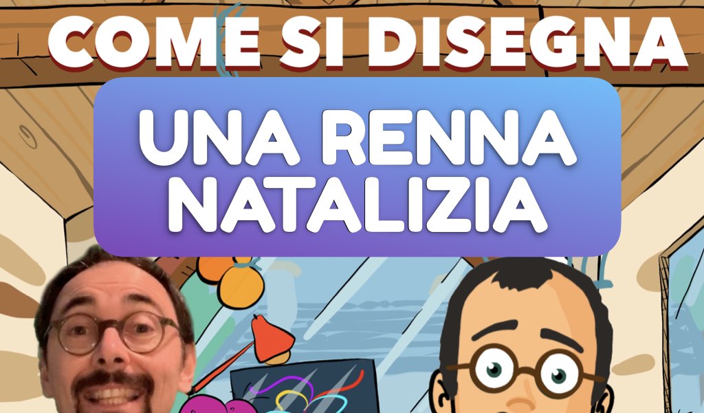 Disegnamo un elfo, una renna natalizia e un pupazzo di neve!