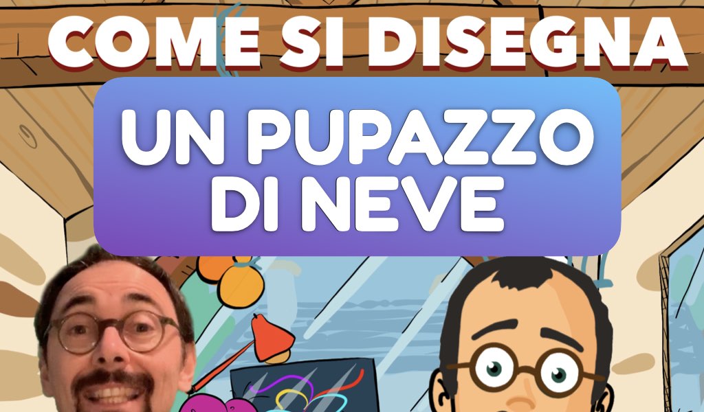 Disegnamo un elfo, una renna natalizia e un pupazzo di neve!