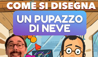 Disegnamo un elfo, una renna natalizia e un pupazzo di neve!